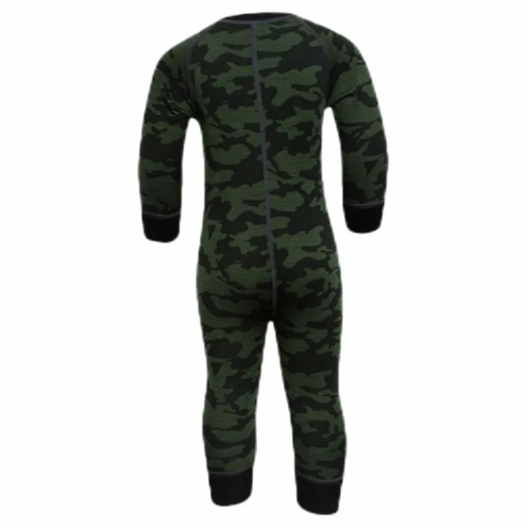Print Merino Wool Overall Green*Lindberg Sale