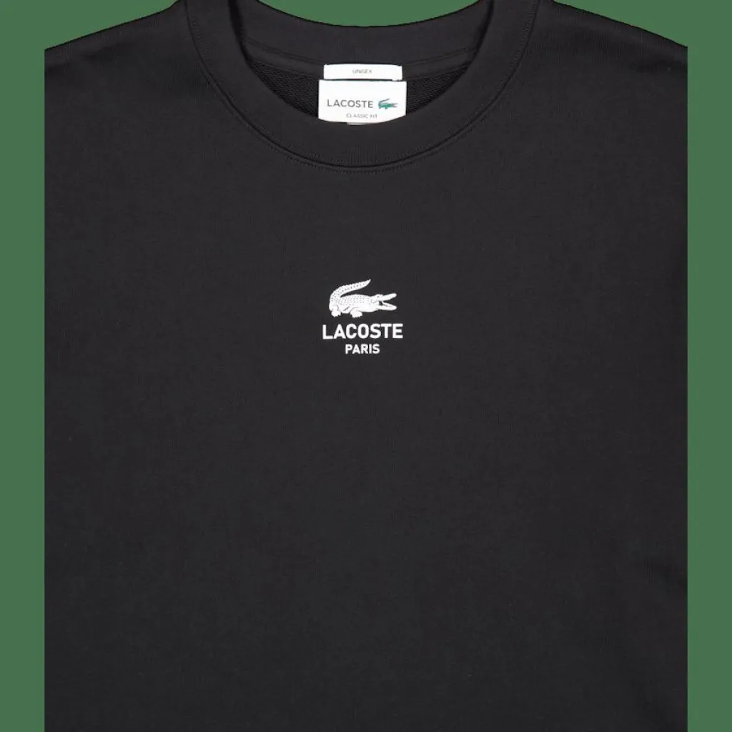 Printed Fleece Sweatshirt Noir 031*Lacoste