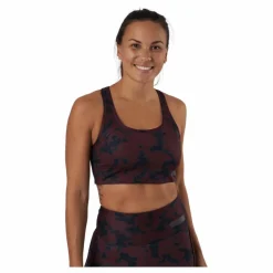Printed Piping Sportsbra Black Miniature Myth*Röhnisch Sale