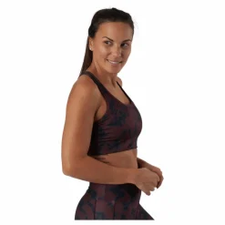 Printed Piping Sportsbra Black Miniature Myth*Röhnisch Sale