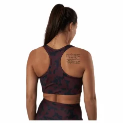 Printed Piping Sportsbra Black Miniature Myth*Röhnisch Sale