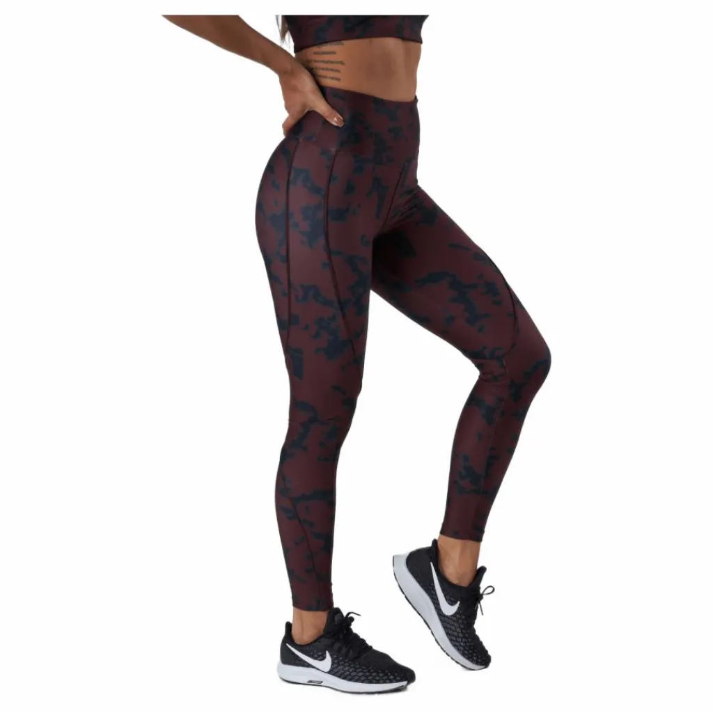 Röhnisch Printed Piping Tights Black Miniature Myth Svart Hot