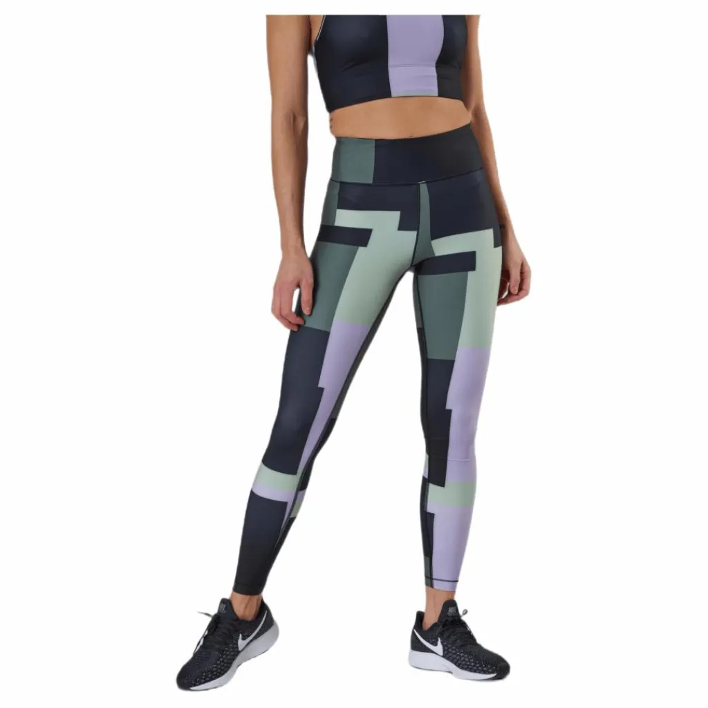 Printed Sport Tights Green*Casall Online
