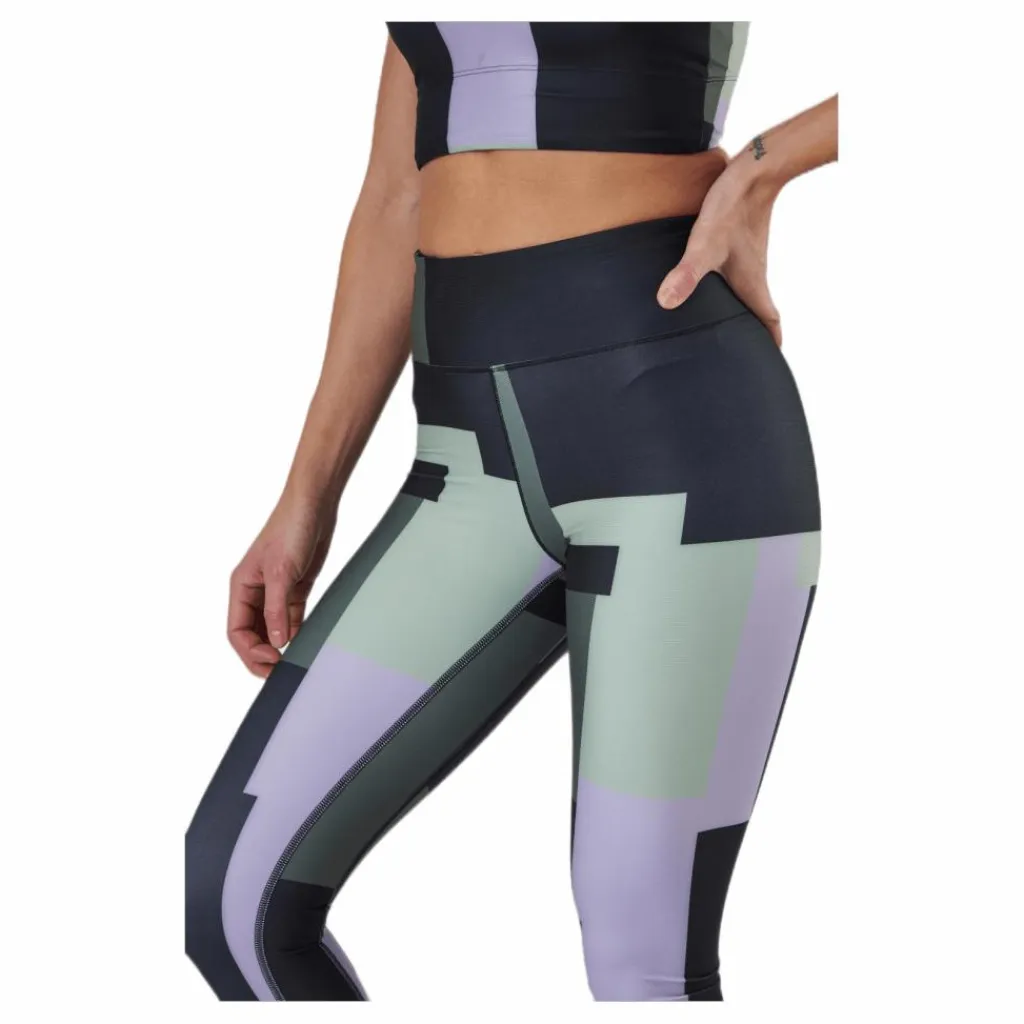 Printed Sport Tights Green*Casall Online