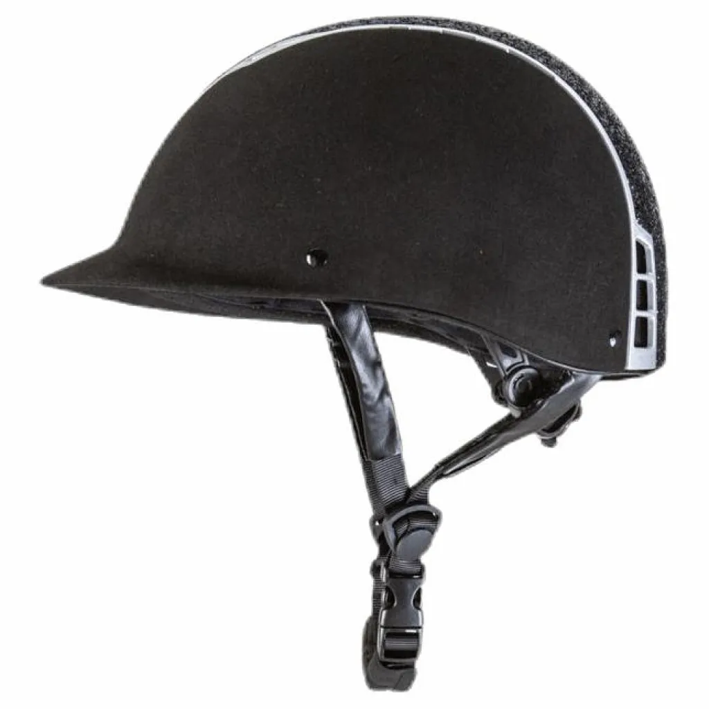 Priority Helmet Suede Glitter Black*Equipage New