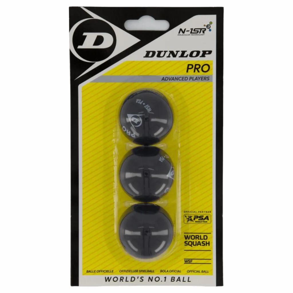 Pro - 3 Ball Blister*Dunlop Hot