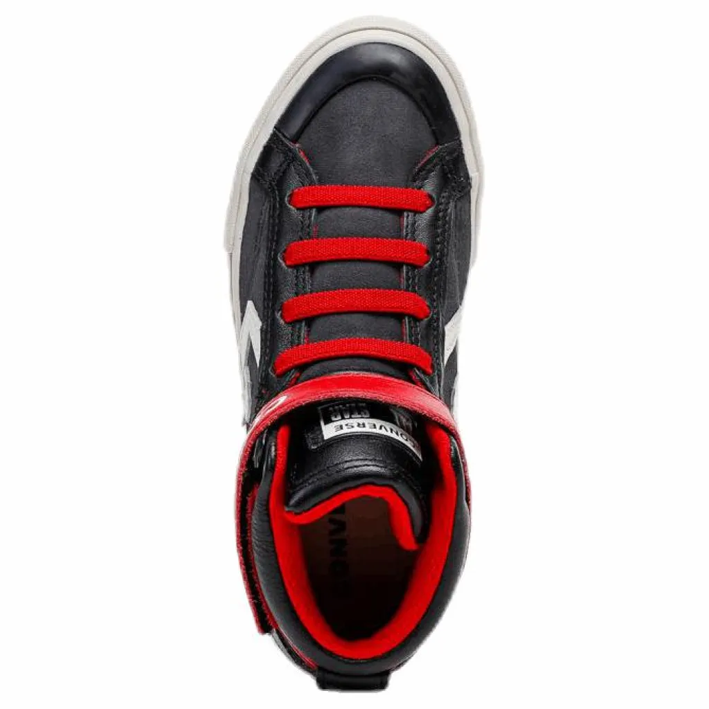 Converse Pro Blaze Strap Hi Junior Black/Red Svart och Röd Discount