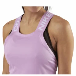 Nike Pro Dry Elastika Tank Top Pink/White Lila Clearance