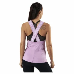 Nike Pro Dry Elastika Tank Top Pink/White Lila Clearance