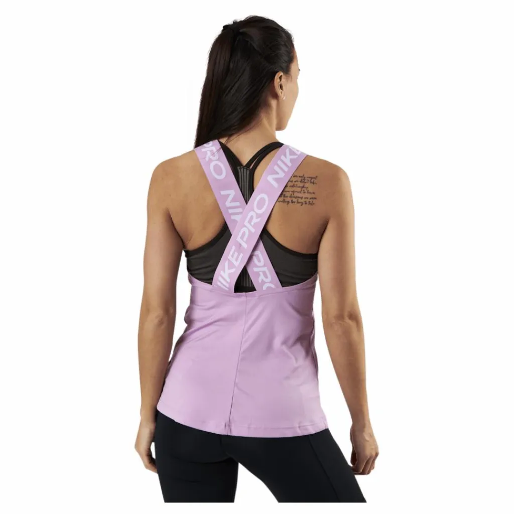 Nike Pro Dry Elastika Tank Top Pink/White Lila Clearance