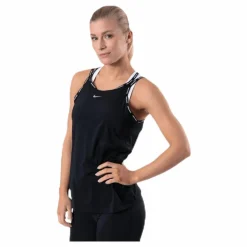 Nike Pro Elastika Tank Black Svart Discount