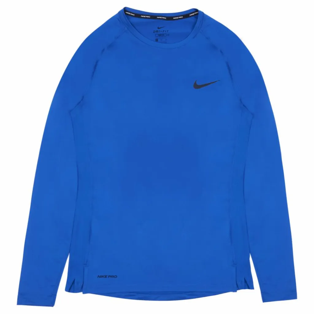 Nike Pro LS Top Blue Blå Outlet