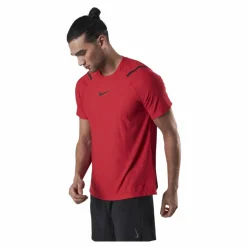 Nike Pro Npc SS Top Black/Red Röd New