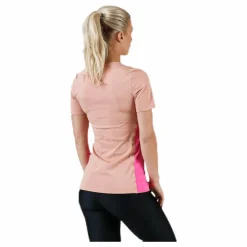 Nike Pro Short-Sleeve Top Pink/White Rosa Sale