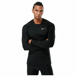 Nike Pro Therma Top LS Black Svart Discount