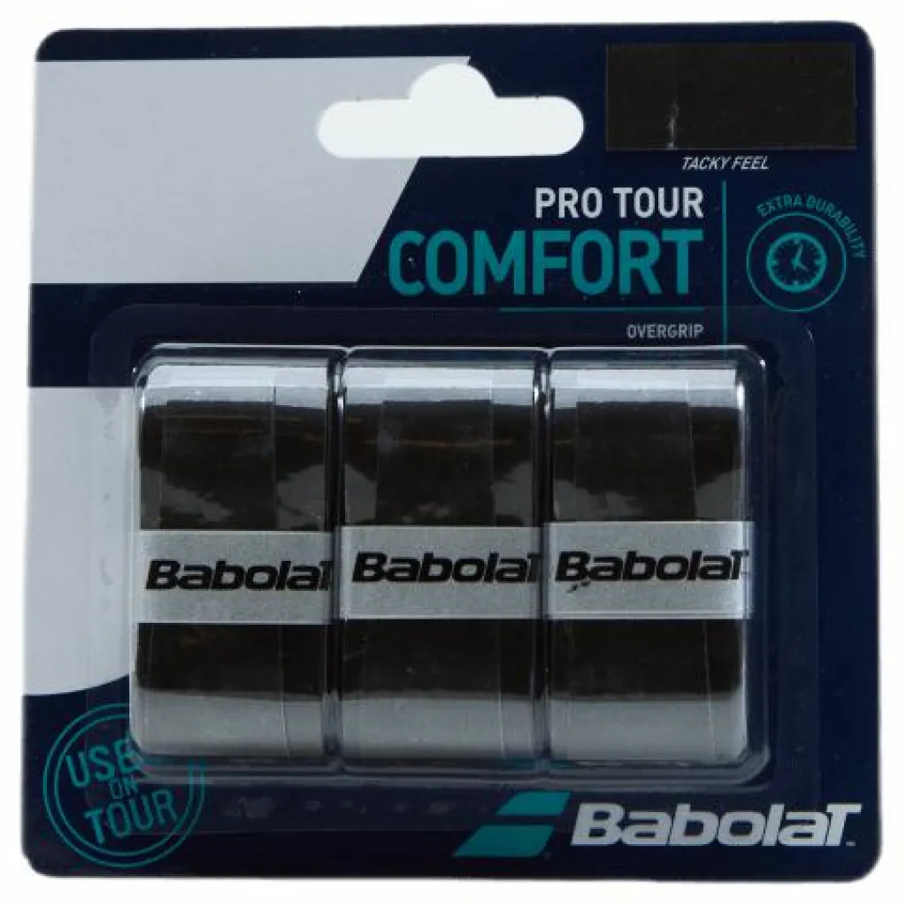 Pro Tour Grip 3-pack Black*Babolat Sale