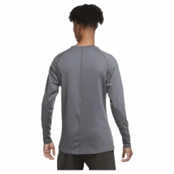 Nike Pro Warm LS Top Black/Grey Grå Sale