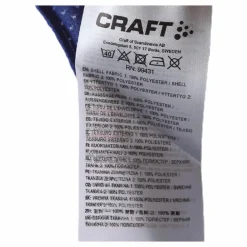 Craft Progress Stripe Jersey W Blue/White Blå och Vit Outlet