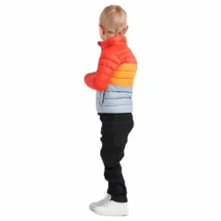 Puff Jacket Orange/Blue/Yellow*Didriksons Best