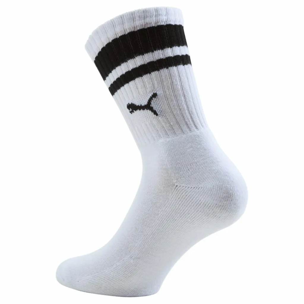 Puma Crew Heritage Stripe 2p U White Vit Clearance