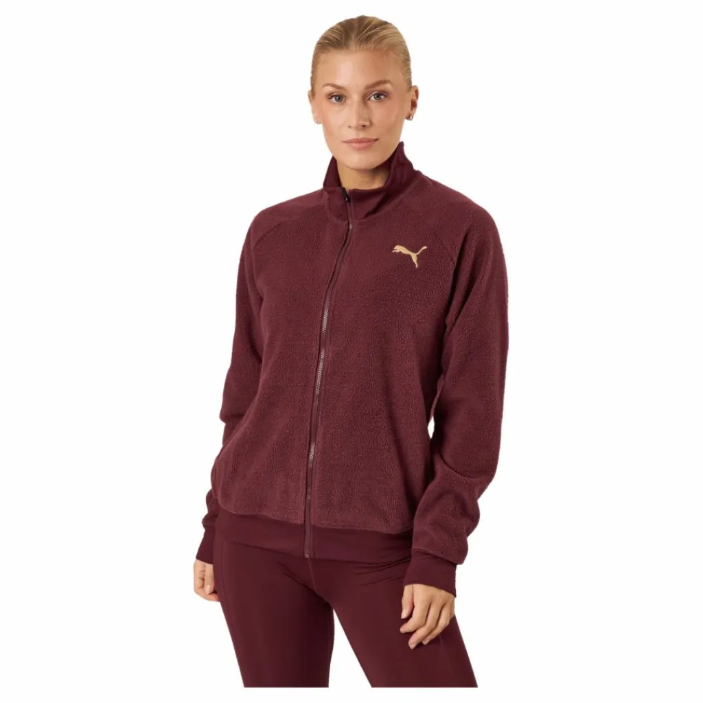 Fit Sherpa Jacket Aubergine- Black*Puma Sale