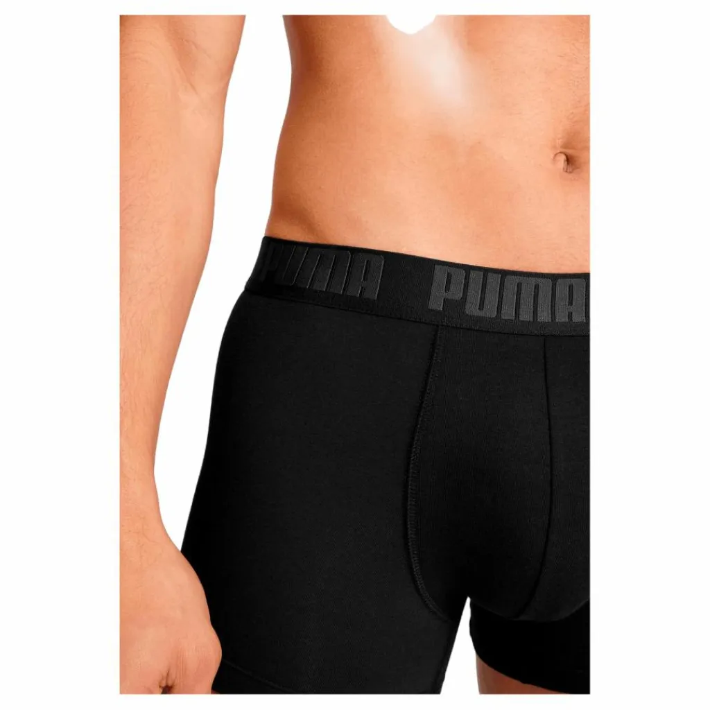 Puma Men Everyday Basic Boxer Black / Phantom Svart Sale