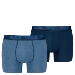 Puma Men Everyday Basic Boxer Denim Blå Outlet
