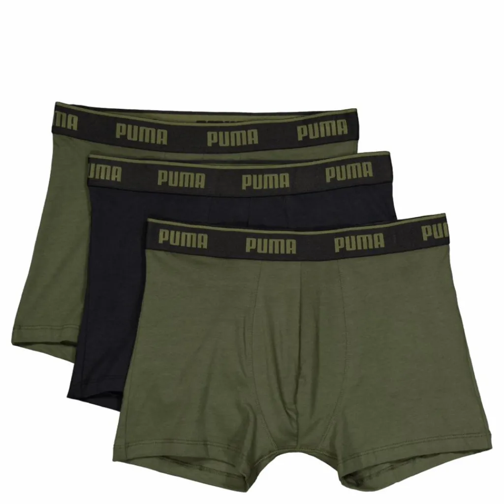 Puma Men Everyday Basic Boxers Forest Grön Sale