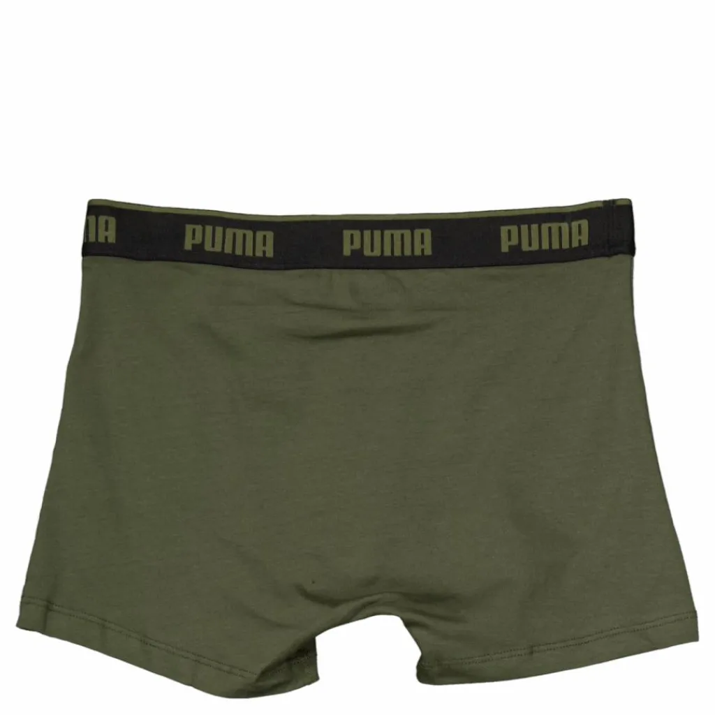 Puma Men Everyday Basic Boxers Forest Grön Sale