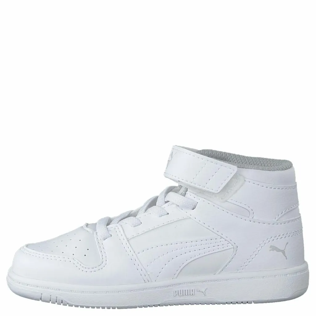 Rebound Layup Sl V Inf White- Black-gray Violet*Puma Hot