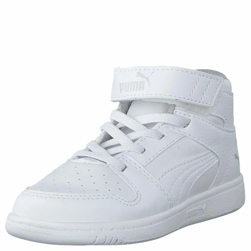 Rebound Layup Sl V Inf White- Black-gray Violet*Puma Hot
