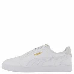 Puma Shuffle White-white-teamgold Guld och Vit Discount