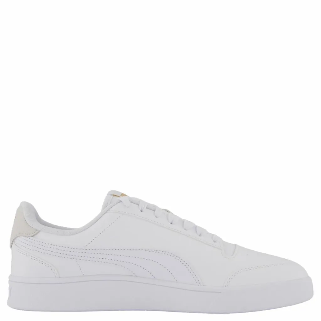 Puma Shuffle White-white-teamgold Guld och Vit Discount