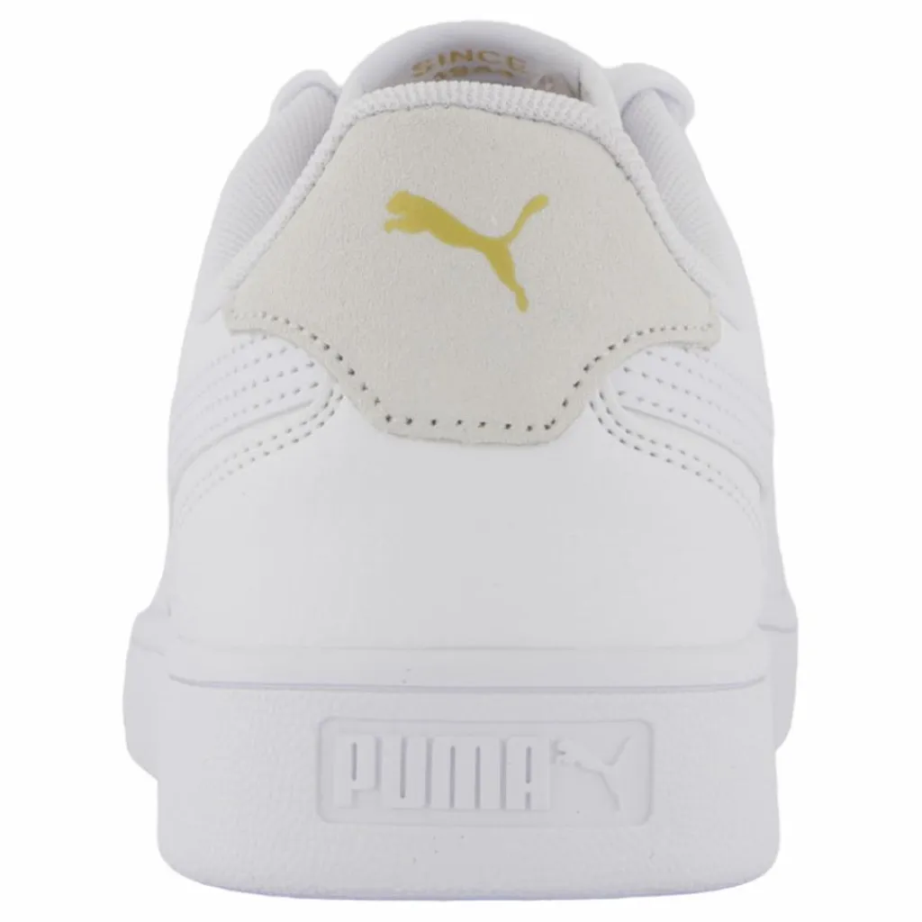 Puma Shuffle White-white-teamgold Guld och Vit Discount