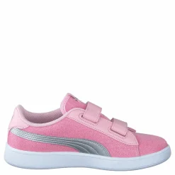 Puma Smash V2 Glitz Glam V Ps Almond Blossom- Silver Rosa Sale