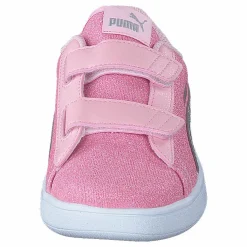 Puma Smash V2 Glitz Glam V Ps Almond Blossom- Silver Rosa Sale
