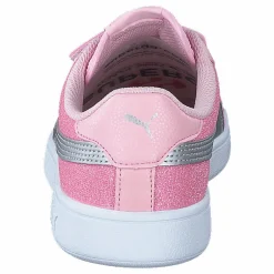 Puma Smash V2 Glitz Glam V Ps Almond Blossom- Silver Rosa Sale