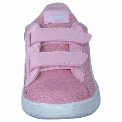 Puma Smash V2 Glitz Glam V Ps Pearl Pink- White Rosa Best