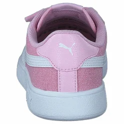 Puma Smash V2 Glitz Glam V Ps Pearl Pink- White Rosa Best