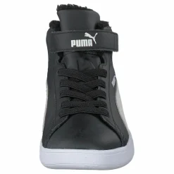 Puma Smash V2 Mid L Fur V Ps Black- White Svart Sale