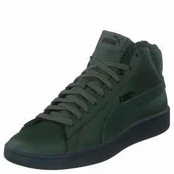 Puma Smash V2 Mid Wtr L Dark Green/Black Svart Hot