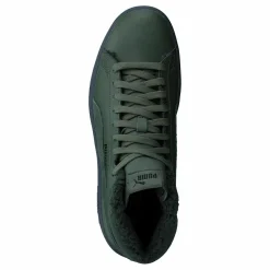 Puma Smash V2 Mid Wtr L Dark Green/Black Svart Hot