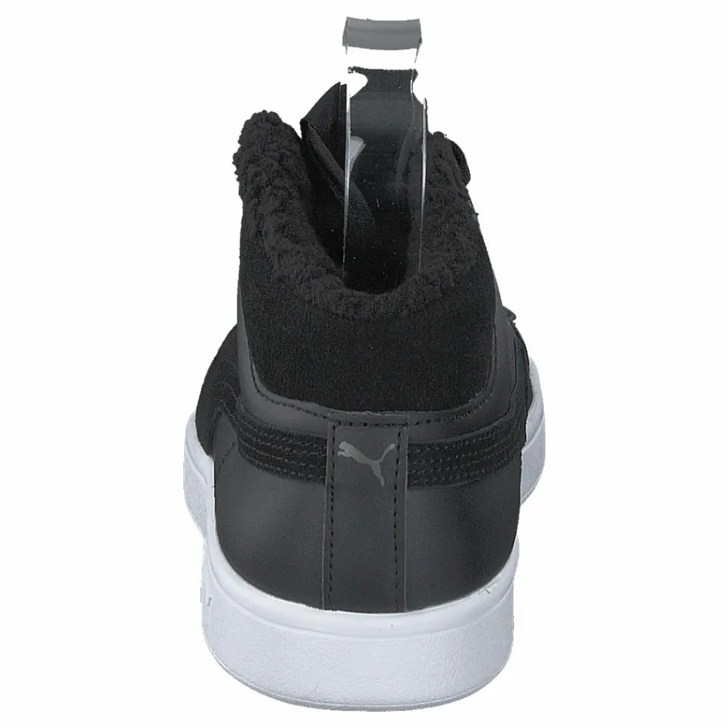 Puma Smash V2 Mid Wtr L Black-dark Shadow- White Svart Discount