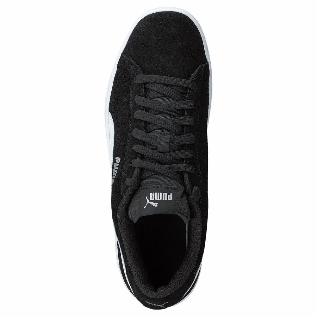 Puma Smash V2 Black- White-silver Svart Clearance