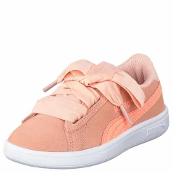 Puma Smash V2 Ribbon Ac Ps Peach Bud-bright Peach Rosa och Beige Hot