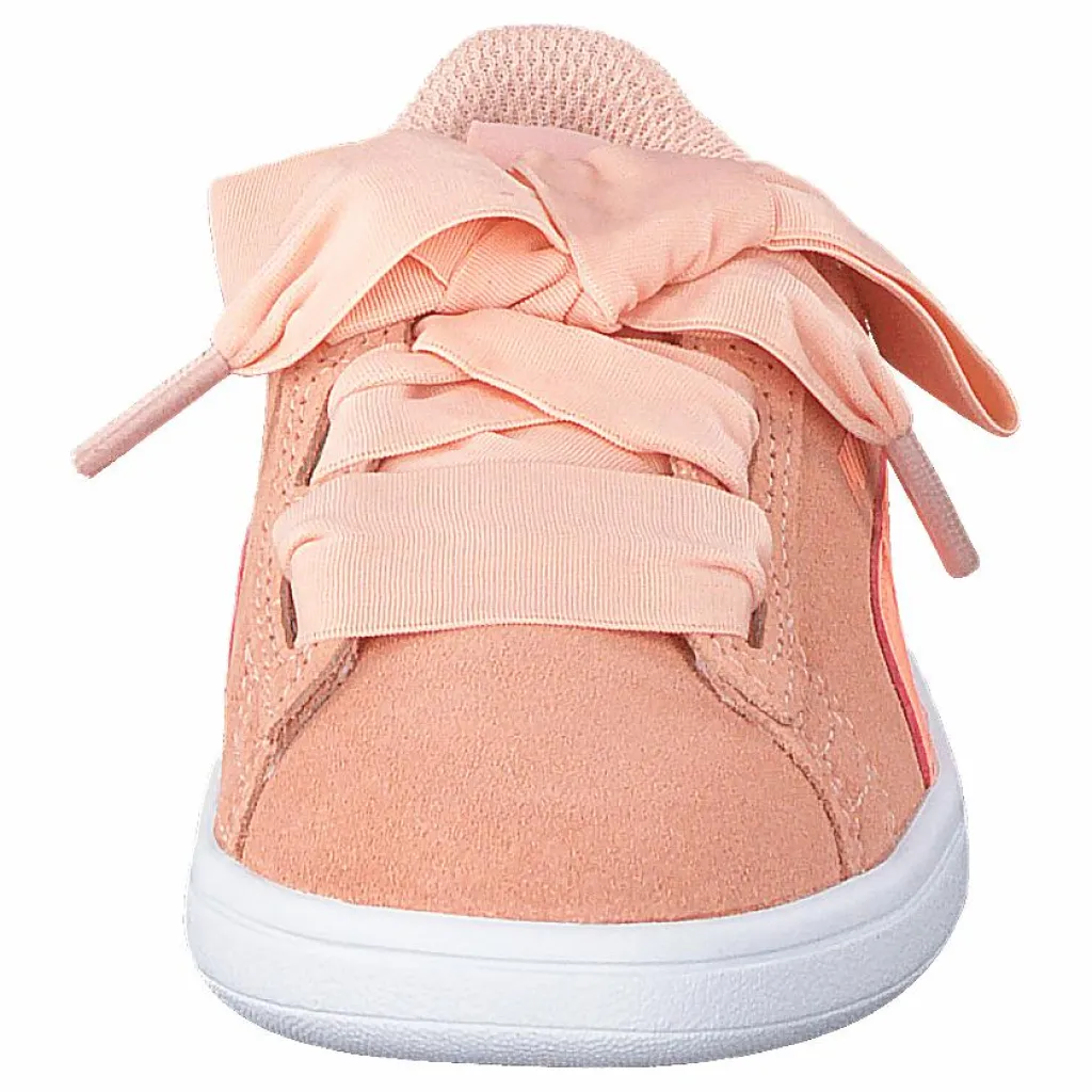Puma Smash V2 Ribbon Ac Ps Peach Bud-bright Peach Rosa och Beige Hot