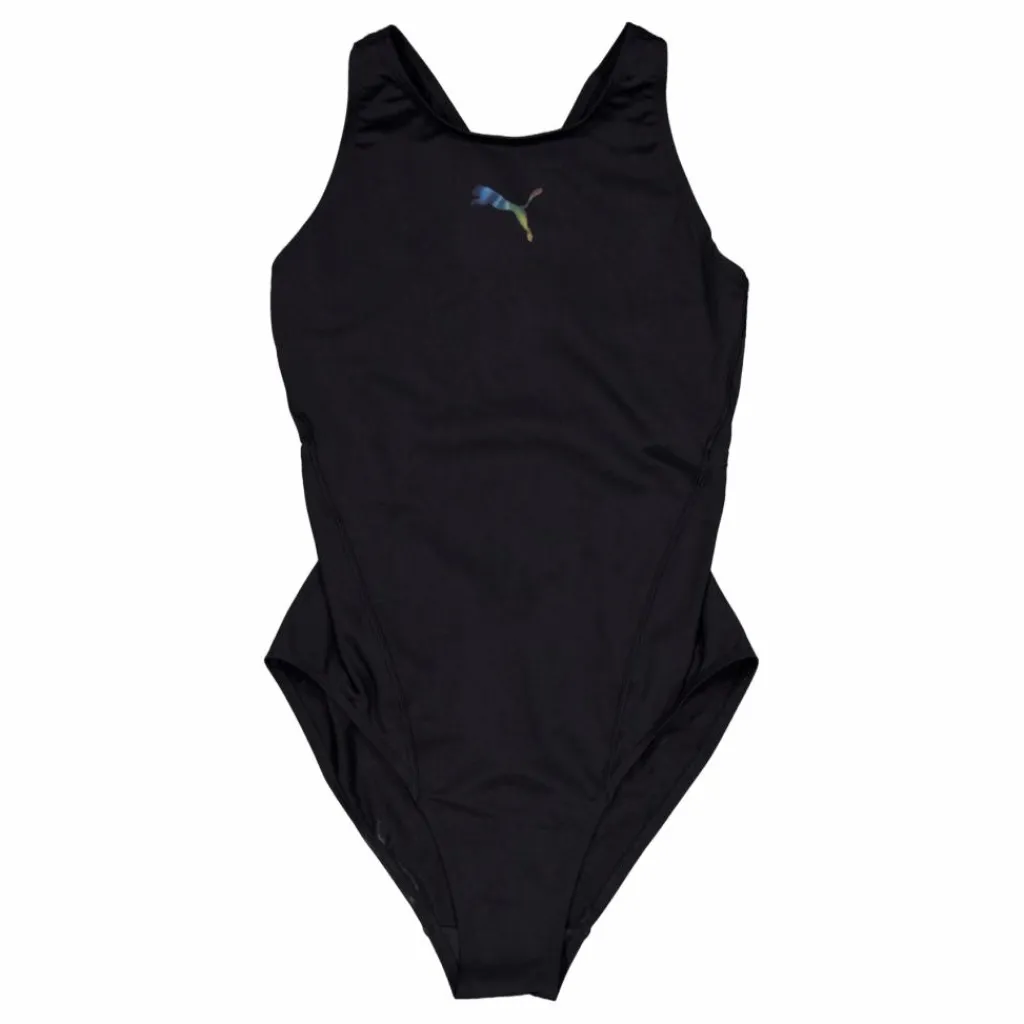 Puma Swim Women Raceback Swims Black Svart New