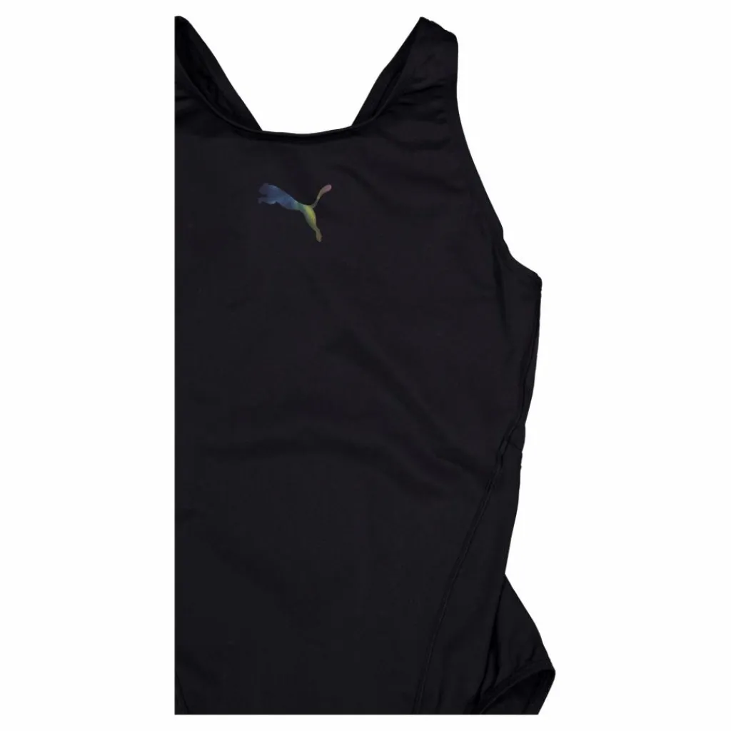 Puma Swim Women Raceback Swims Black Svart New