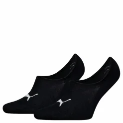 Unisex Footie 2p High Cut Black*Puma New