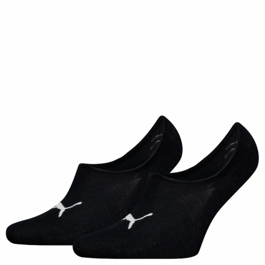 Unisex Footie 2p High Cut Black*Puma New